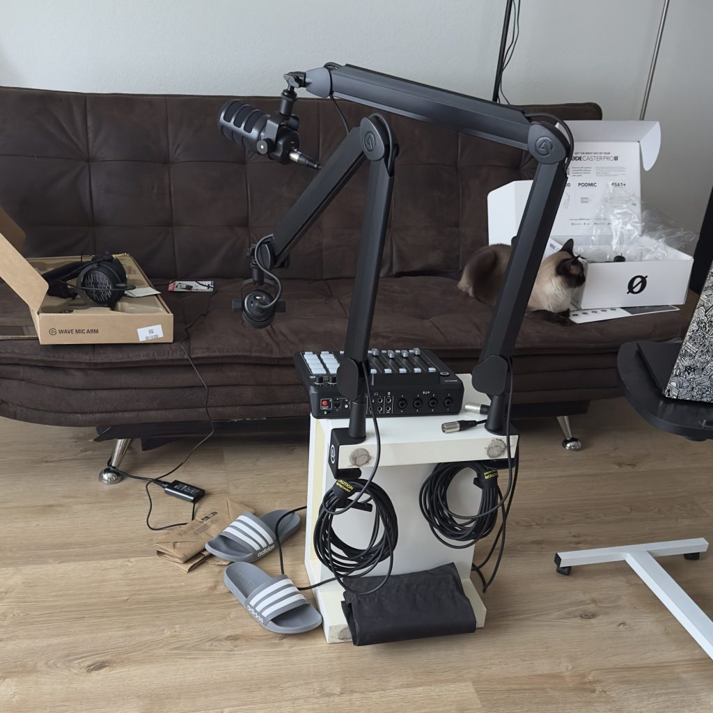 Preparación del set de Historias con Acento